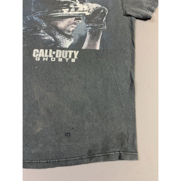 Rare Vintage Y2K Call Of Duty Ghostos XBox Playstation Video Game Promo Faded T - Picture 5 of 8